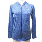  Under Armor UNDER ARMOUR прекрасный товар Parker жакет Logo принт Zip выше стрейч SM синий оттенок голубого IBO87 0113 женский 