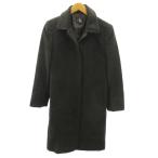  Calvin Klein si-ke-Calvin Klein C.K пальто с отложным воротником melt n Anne gola шерсть длинный длина 4 чай Brown 0130 IBO87