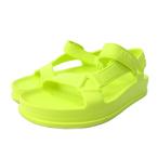 フェンディ FENDI サンダル シューズ ストラップ 35 22.0cm 蛍光イエロー 0126 IBO87 レディース