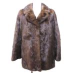 GRACE FUR FASHION норка меховое пальто жакет мех натуральный мех 11 примерно L чай Brown GY06 0204 женский 
