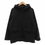 Uniqlo UNIQLO hybrid down Parker жакет верхняя одежда M чёрный черный с капюшоном . одноцветный /TQ мужской 