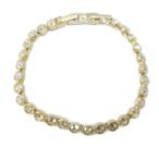  Swarovski SWAROVSKI теннис браслет crystal цепь Gold цвет #GY99 0418 женский 