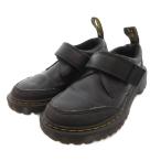  Dr. Martens DR.MARTENS ETHAN J кожа липучка Kids пинетки UK11 чёрный черный липучка останавливать желтый стежок тянуть tab