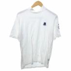  Pearly Gates PEARLY GATES Golf cut and sewn короткий рукав с высоким воротником Logo принт белый белый 6 примерно XL мужской 
