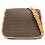 美品 セリーヌ vintage CELINE マカダム ショルダー バッグ オールド ヴィンテージ ビンテージ アーカイブ 茶 ブラウン