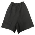 14aw コムコム コムデギャルソン COMME des GARCONS ポリ縮絨 キルティング サルエル パンツ 中綿 製品染め XS 黒 ブラック レディース