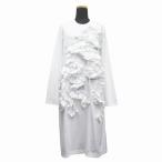 ショッピングGARCONS 未使用品 20AW コムデギャルソン COMME des GARCONS フリル ロング ワンピース ドレス カットソー 長袖 AD2020 RF-T020 サイズS