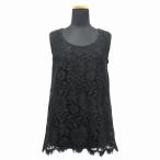 未使用品 イヴサンローラン vintage YVES SAINT LAURENT 総レース 花柄 ノースリーブ カットソー オールド ヴィンテージ ビンテージ 9A3