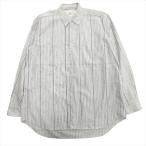 ショッピングギャルソン コムデギャルソンシャツ COMME des GARCONS SHIRT 90's フロッキー ストライプ シャツ カットソー ヴィンテージ S 青 ブルー メンズ