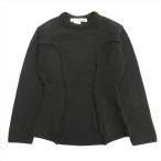 ショッピング薔薇 美品 22aw コムデギャルソン COMME des GARCONS 黒い薔薇 ウエストシェイプ ニット セーター アーカイブ S 黒 ブラック レディース★７