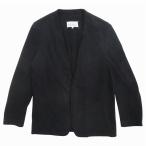 ショッピングマルジェラ 美品 18SS メゾンマルジェラ 10 Maison Margiela 10 カラーレス ノーカラー ジャケット ブルゾン カットオフ 切りっぱなし アーカイブ 48