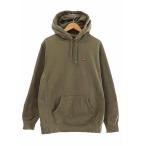 シュプリーム SUPREME 21SS Small Box Hooded Sweatshirt スモール ボックス ロゴ スウェットシャツ プルオーバー パーカー M 緑 カーキ ☆