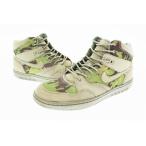 ナイキ NIKE ×STUSSY ステューシー SKY FORCE 88 MID Olive Camo 2011年製 スカイ フォース 88 ミッド 454452-300 28 カーキ ●▲250401