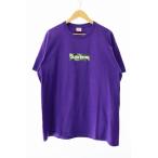 シュプリーム SUPREME 23AW Box Logo Tee カモフラ ボックス ロゴ ショートスリーブ 半袖Tシャツ M 紫 パープル ブランド古着ベクトル ☆AA