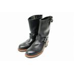 レッドウィング REDWING 2268 Engineer Boots エンジニア ブーツ US9.5 ブラック ブランド古着ベクトル 中古▲■ 250601 メンズ