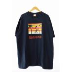 シュプリーム SUPREME 24SS Dunk Tee グラフィック プリント 半袖Tシャツ XL 紺 ネイビー ブランド古着ベクトル ☆AA★ 250407