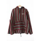 シュプリーム SUPREME ×Yohji Yamamoto ヨウジヤマモト 22AW Baja Jacket ストライプ ウール バジャ ジャケット L 赤 レッド ☆AA★ 25040