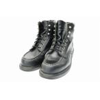 レッドウィング REDWING SUPERSOLE MOC TOE スーパーソール モック トゥ 08133-1 7 ブラック ブランド古着ベクトル 中古▲■250601 メンズ