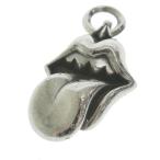  Chrome Hearts CHROME HEARTS LIPS&TONGUE PENDANT "губа" & язык подвеска с цепью очарование SILVER 925 серебряный *AA*^#250607 men 