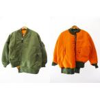 コムデギャルソン シーディージー ×アルファインダストリーズ アシンメトリー リバーシブル ブルゾン SZ-J017 L カーキ オレンジ ☆AA★ 2