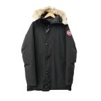 カナダグース CANADA GOOSE JASPER PARKA BLACK ジャスパー パーカー ファー付き ダウン ジャケット ブルゾン 3438JM S 黒 ブラック ☆AA★