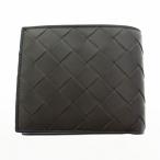 ショッピングヴェネタ ボッテガヴェネタ BOTTEGA VENETA イントレチャート コインパース付 二つ折り ウォレット 財布 ダークグレー▲■250715 メンズ
