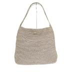ヘレンカミンスキー HELEN KAMINSKI ラフィア ワンショルダー 肩掛け トート バッグ Eclipse Melange Grey ブランド古着ベクトル 中古●▲