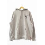 ショッピングsnowman シュプリーム SUPREME 21AW Snowman Hooded Sweatshirt スノーマン フーデッド スウェットシャツ プルオーバー パーカー L 灰 グレー ☆AA