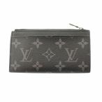 ルイヴィトン LOUIS VUITTON タイガラマ モノグラム エクリプス フラグメント コイン カード ホルダー ケース M69533 黒 ブラック☆AA★▲