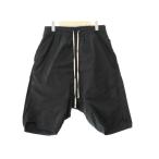  Rick Owens Rick Owens 17SS Black Basket Swinger Shorts черный корзина swing шорты вода суша обе для обезьяна L половина шоу 