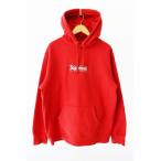 シュプリーム SUPREME 19AW Bandana Box Logo Hooded Sweatshirt バンダナ柄 ボックス ロゴ パーカー L 赤 レッド ☆AA★250819 メンズ