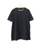 プラダ PRADA 2023年製 三角パッチ ロゴ クルーネック 半袖 Tシャツ UJM492 XXXL 黒 ブラック ブランド古着ベクトル 中古☆AA★250821 メン
