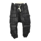A.F ARTEFACTe-ef артефакт Bonding Sarouel Cargo Jogger Denim склеивание обезьяна L cargo бегун Denim брюки чёрный b