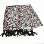  Wacko Maria WACKO MARIA Leopard рисунок бахрома палантин розовый бренд б/у одежда bektoru*AA**^ 250825