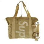 ショッピングsupreme シュプリーム SUPREME 21SS Zip Tote クリア ロゴ ジップ 2WAY トート バッグ ベージュ ブランド古着ベクトル 中古☆AA★▲251009 メンズ
