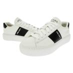 プラダ PRADA ロゴ ライン レザー ローカット スニーカー 2EG 357 8 白 黒 ホワイト ブラック ブランド古着ベクトル 中古☆AA★▲■251101
