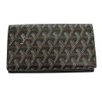 ゴヤール GOYARD Herringbone sunrock billfold ヘリンボーン サンロック ビルフォールド ウォレット 二つ折り 札入れ 財布 茶ブラウン☆AA