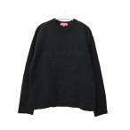 ショッピングsupreme シュプリーム SUPREME 22AW Embossed Sweater エンボス ロゴ ニット セーター S 黒ブラック ブランド古着ベクトル 中古☆AA★251217 メンズ