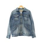 ショッピングロンハーマン ロンハーマン Ron Herman 20SS Denim Jacket ジップ デニム ジャケット ジージャン 3120400080 M インディゴ ブルー ブランド古着ベクトル