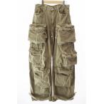 ショッピングzara ザラ ZARA ユーティリティ カーゴ デニム パンツ 38 カーキ オリーブ ブランド古着ベクトル 251127 メンズ