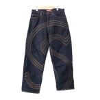 ショッピングシュプリーム シュプリーム SUPREME 25SS S Logo Rigid Baggy Jean Sロゴ 刺繍 リジット バギー デニム パンツ ジーンズ 32 インディゴ☆AA★251221 メン