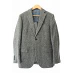 トゥモローランド TOMORROWLAND シングル テーラード ジャケット ブレザー 46 灰 グレー ブランド古着ベクトル 中古●260110 メンズ