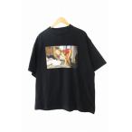 ショッピングロンハーマン ロンハーマン Ron Herman UNDER R アンダー アール プリント 半袖 Tシャツ 4120900346 XL 黒 ブラック ブランド古着ベクトル 中古●260220