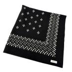  Koo чай COOTIE 25AW Jacquard Square Scarf точка бандана Jaguar do квадратное шарф чёрный черный бренд б/у одежда bektoru б/у *