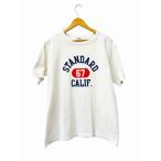 スタンダード カリフォルニア STANDARD CALIFORNIA ×CHAMPION チャンピオン ロゴ プリント 半袖 Tシャツ L 白 ホワイト ブランド古着ベク