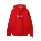 シュプリーム SUPREME 19AW BANDANA BOX LOGO HOODED SWEATSHIRT RED S バンダナ ボックス ロゴ フーディ パーカー レッド ☆AA★241207
