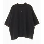 YEEZY GAP ENGINEERED BY BALENCIAGA LOGO 3/4 SLEEVE TEE BLACK S 471448-00-1 ロゴ Tシャツ カットソー モックネック 半袖 ブラック ☆AA