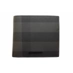 ショッピングBURBERRY バーバリー BURBERRY CC BILL COIN CHARCOAL 8070201 A1208 シーシービル コイン 財布 二つ折り チャコール チェック 【ブランド古着ベクト