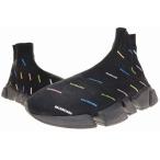 バレンシアガ BALENCIAGA SPEED TRAINER 2.0 BLACK 27.5cm オールオーバーロゴ ソックス スニーカー ブラック 【ブランド古着ベクトル】☆A