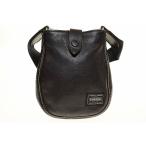 ポーター PORTER CISCO SHOULDER BAG (S) BLACK シスコ ショルダー バッグ レザー ブラック 【ブランド古着ベクトル】●▲250420 メンズ